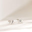 Super Tiny Dove Stud Earring, Unisex, Gold, Silver SHEMISLI SS843 Butterfly End, SS844 Screw Ball End (Type A) LR