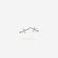 Tiny Dagger Stud Earring, Unisex, Gold, Silver SHEMISLI - SS207 Butterfly End, SS354 Screw Ball End (Type A)