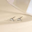 Tiny Rainbow Stud Earring, Unisex, Gold, Silver SS807 Butterfly End, SS808 Screw Ball End (Type A) LR
