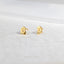 Tiny Ghost Stud Earring, Unisex, Gold, Silver SHEMISLI SS685 Butterfly End, SS686 Screw Ball End (Type A) LR