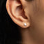 Tiny Ghost Stud Earring, Unisex, Gold, Silver SHEMISLI SS685 Butterfly End, SS686 Screw Ball End (Type A) LR