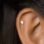 Tiny High Five Hand Sign Gesture Stud, Palm Earring, Unisex, Gold, Silver SHEMISLI SS671 Butterfly End, SS672 Screw Ball End (Type A) LR