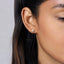 Opal Flower Stud Earring, Unisex, Gold, Silver SHEMISLI - SS161 Butterfly End, SS460 Screw Ball End (Type A)