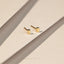 Tiny Bar Stud Earring, Cuboid Rectangle Shape Stud, Unisex, Gold, Silver SHEMISLI - SS010 Butterfly End, SS752 Screw Ball End (Type A)