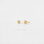 Opal Flower Stud Earring, Unisex, Gold, Silver SHEMISLI - SS161 Butterfly End, SS460 Screw Ball End (Type A)