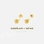 Super Tiny Daisy Flower Stud Earring, Unisex, Gold, Silver SHEMISLI SS639 Butterfly End, SS640 Screw Ball End (Type A)