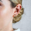 Tiny CZ Sun Stud Earring, Starburst Stud, Unisex, Gold, Silver SHEMISLI SS031 Butterfly End, SS795 Screw Ball End (Type A)