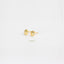 Tiny CZ Sun Stud Earring, Starburst Stud, Unisex, Gold, Silver SHEMISLI SS031 Butterfly End, SS795 Screw Ball End (Type A)