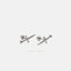 Tiny Dagger Stud Earring, Unisex, Gold, Silver SHEMISLI - SS207 Butterfly End, SS354 Screw Ball End (Type A)