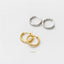 Twisted Wire Hoops, Cable Hoop Earring, Rope Huggies, Unisex, Gold, Silver SHEMISLI SH034