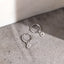 Tiny Sun Drop Hoop Earring, Huggies, Unisex, Gold, Silver SHEMISLI SH644