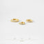 Simple White Stone, Clear CZ Hoop Earring, Huggies, 6, 7, 8, 9, 10, 12mm, Unisex, Gold, Silver SH046, SH047, SH048, SH049, SH050, SH051