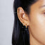 Simple Round Hoop Earring, 6, 7, 8, 9, 10, 12, 14mm Huggies, Unisex, Gold, Silver SH586, SH587, SH588, SH589, SH590, SH592, SH009