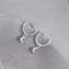 Tiny Star and Moon Hoop Earring, Celestial Drop Huggies, Unisex, Gold, Silver SHEMISLI SH199, SH642, SH643