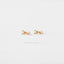 Butterfly CZ Drop Hoop Earring, Huggies, Unisex, Gold, Silver SHEMISLI SH187