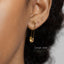 Safety Pin Hoop Earring, Unisex, Gold, Silver SHEMISLI - SH190, SH191