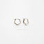 Pentagon Hoop Earring, Unisex, Gold, Silver SHEMISLI SH263