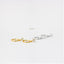 4 leaf Clover CZ Drop Hoop Earring, Flower Dangle Huggies, Unisex, Gold, Silver SHEMISLI SH100, SH541, SH542, SH543, SH544