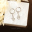 Serpent Dangle Hoop Earring, Snake Huggies, Unisex, Gold, Silver SHEMISLI - SH206 LR