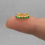 Simple Emerald CZ Hoop Earring, Huggies, Unisex, Gold, Silver SHEMISLI - SH170, SH171, SH172, SH173, SH174, SH175