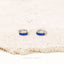 Baguette Sapphire CZ Hoop Earring, Unisex, Gold, Silver SHEMISLI SH334