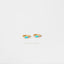 Turquoise Baguette CZ Hoop, Unisex, Gold, Silver SHEMISLI - SH212
