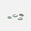 Simple Emerald CZ Hoop Earring, Huggies, 6, 7, 8, 9, 10, 12mm Unisex, Gold, Silver SHEMISLI - SH344, SH345, SH346, SH347, SH348, SH031