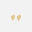 Star Hoop Earring, Huggies, Unisex, Gold, Silver SHEMISLI - SH004