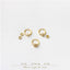 CZ Drop Hoop Earring, Huggies, Unisex, Gold, Silver SHEMISLI SH080