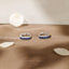 Simple Sapphire CZ Hoop Earring, Huggies, Unisex, Gold, Silver SHEMISLI - SH366, SH367, SH368, SH369, SH370