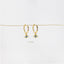 Evil Eye CZ Hoop, Unisex, Gold, Silver SHEMISLI SH090