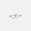 Ultra Light Triangle Hoop Earring, Thin Shape Hoop, Unisex, Gold, Silver SHEMISLI SH441