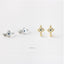 Evil Eye CZ Hoop, Earring Unisex, Gold, Silver SHEMISLI SH089