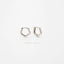 Pentagon Hoop Earring, Unisex, Gold, Silver SHEMISLI SH263