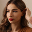 Tiny 3-Petal Emerald Flower Threadless Flat Back Lip Labret Stud, 18,16ga, 6-10mm, Unisex, Surgical Steel, SHEMISLI SS545