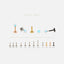 Tiny 3mm Opal Ball Threadless Flat Back Lip Labret Stud, 18,16ga, 6-10mm Unisex, Surgical Steel SHEMISLI SS587