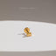 Tiny Rectangle Threadless Flat Back Lip Labret Stud, 18,16ga, 6-10mm Unisex, Surgical Steel SHEMISLI SS591