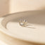 Tiny Horseshoe Threadless Flat Back Lip Labret Stud, 18,16ga, 6-10mm Unisex, Surgical Steel SHEMISLI SS980