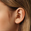 Tiny Bar Threadless Flat Back Tragus Stud, 20,18,16ga, 5-10mm Unisex, Surgical Steel SHEMISLI SS589