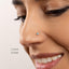 Turquoise Nose Stud, L Bend or Left Corkcrew, 20 or 18ga, Unisex, G23 Titanium SHEMISLI SS413-SS416, SS417-SS420, SS389-SS392, SS393-SS396