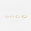 Thin Twisted Hoop Ring for Nose Nostril Piercings, Ear 20gauge, 5,6,7,8,9,10mm, Unisex, Gold Filled, Silver, SHEMISLI - SH305-SH310