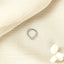 Teardrop Paved CZ Septum Ring, Hinged Clicker Hoop, 16ga 8mm or 10mm, Unisex, G23 Titanium, SHEMISLI SH226, SH227