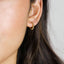 Beaded Hoop Earring, Huggies, Unisex, Gold, Silver SHEMISLI - SH596, SH597, SH598, SH599