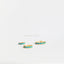 Simple Turquoise cz Hoop Earring, Huggies, Unisex, Gold, Silver SHEMISLI SH126, SH127, SH128, SH129, SH130