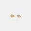 Flower CZ Helix Hoop, Unisex, Gold, Silver SHEMISLI SH103