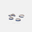 Simple Sapphire CZ Conch Hoop Earring, Huggies, Unisex, Gold, Silver SHEMISLI SH368, SH369, SH370