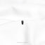 a close up of a white shirt with a black button