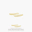 Thin Long Wire Climber Earring, Unisex, Gold, Silver SHEMISLI SS334 NOBKG LR