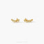 Small CZ Climber Earring, Unisex, Gold, Silver SHEMISLI - SS082 LR