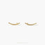 Simple Long Bar Climber Earring, Unisex, Gold, Silver SHEMISLI SS084 LR